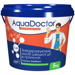 Дезинфектант на основе хлора быстрого действия AquaDoctor C-60 5 кг.